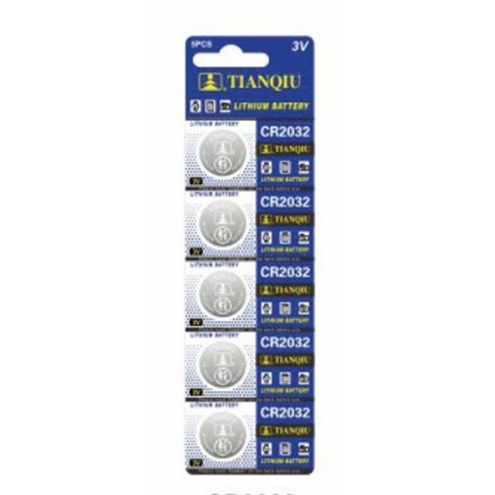 MAG BATTERIES MG-2032 CR2032 3 VOLT LİTYUM PARA PİL (5'Lİ BLİSTER PAKET)