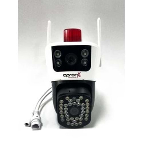 Apronx APX-WP246 4mp Dual Image Wifi Ptz Starlight Night Vision Full Color Güvenlik Kamerası