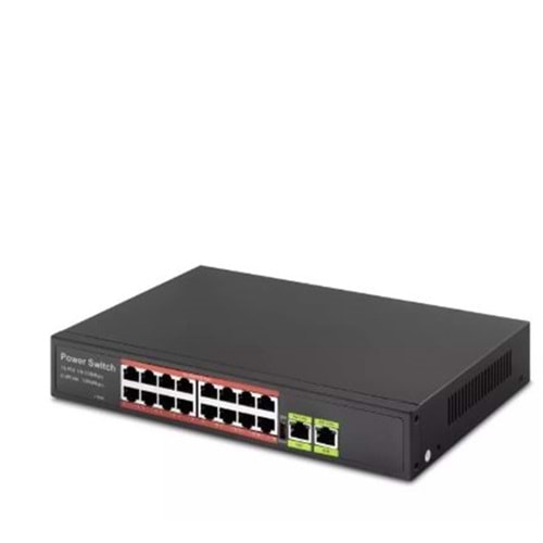 Hadron 16+2 Poe Switch Uplink 10/100/1000