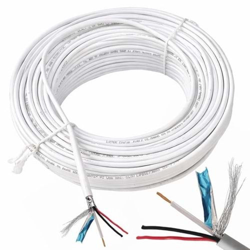 250Metre Cctv 0.50 2+1 Kamera Kablosu