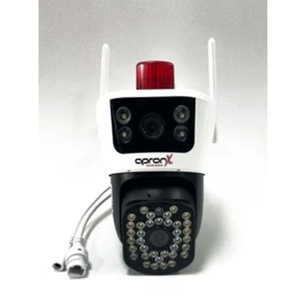 Apronx APX-WP246 4mp Dual Image Wifi Ptz Starlight Night Vision Full Color Güvenlik Kamerası