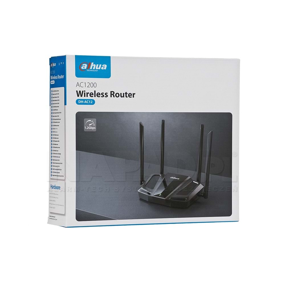 Dahua AC12 4 Port 10/100/1000 AC1200 5ghz 4X5DBI Kablosuz Router