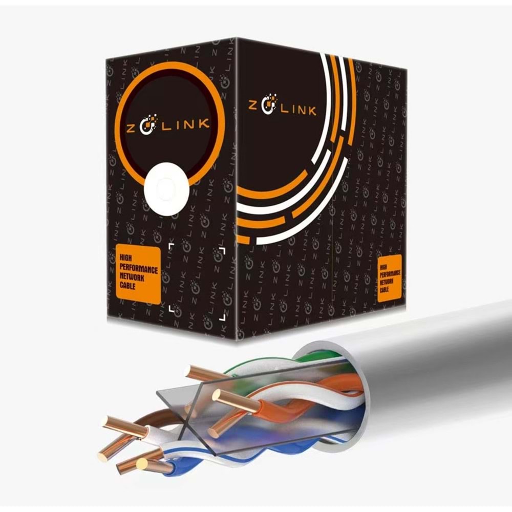 Zolink ZCT-I305 CAT6 24Awg 305MT İndoor 305MT 0,51mm